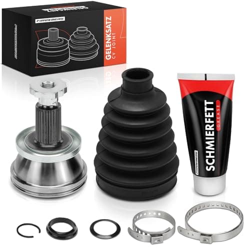 Image of Frankberg 1x Joint Kit Drive Shaft CV Wheel Side Front Compatible with Polo 6C1 6R1 9A 9N 9A2 9A4 9A6 9N2 6R Toledo Cordoba Fabia Replace# 6Q0498099DX
