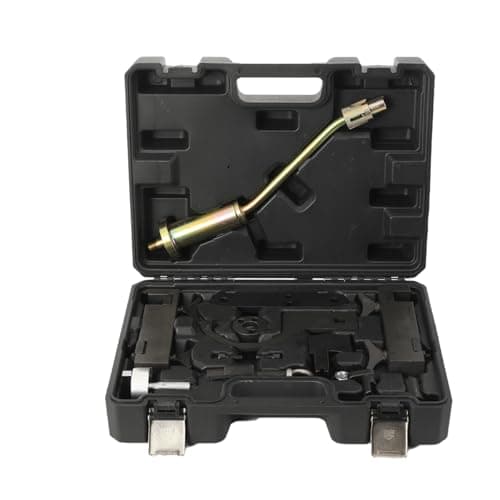 Image of Lfhelper 12 Piece Engine Tool Case for Jaguar Land Rover XK XF XJ 5.0L V8 3.0L V6 Supercharged OEM 303 Series Camshaft Timing Alignment with Fuel Injector Remover Installer Tool