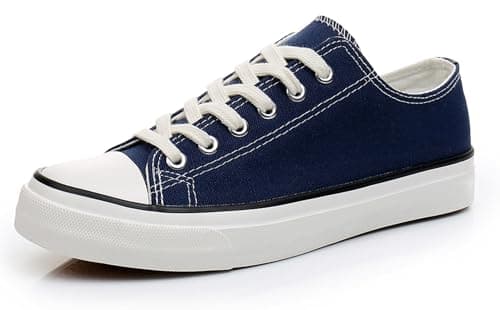 Image of CullForYou Women's Colourful Low-Top Sneakers Shoes blue Size: 4 UK