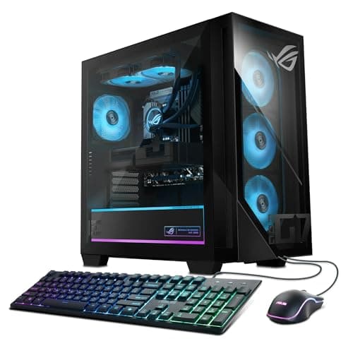 Image of ASUS ROG Strix G16CH Desktop 12TB Storage + SSD 192GB DDR5 RAM Win 11 Pro (Intel 14th Gen Core i9-14900K Processor Turbo Boost to 6.00GHz, NVIDIA GeForce 4060Ti RTX 8GB GDDR6) Gaming PC Computer