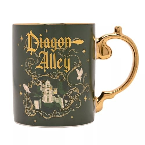 Image of Widdop Warner Bros Harry Potter Mug - Iconic Diagon Alley Design - Novelty Ceramic Tea & Coffee Cup - Official Collectable Merchandise - Premium Gift for Fans, Birthdays & Other Occasions