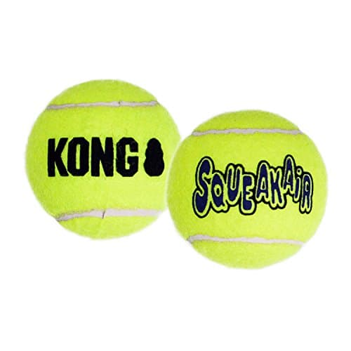 Image of KONG - Squeakair® Balls - Dog Toy Premium Squeak Tennis Balls, Gentle on Teeth - for Small Dogs (3 Pack)