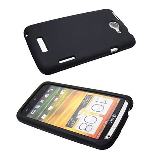 Image of caseroxx TPU-Case in black for HTC One X – shockproof & precise fit