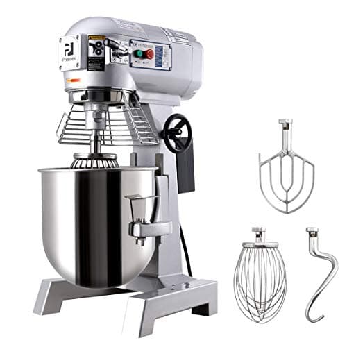 Image of Z ZELUS Commercial Dough Mixer 1100W 30L Food Cake Bread Hook Beater Whip Commercial Planetary Mixer Stand 3 Speed 3 in 1 Electric Food Mixer with Spiral Dough Hook¡