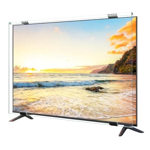 Image of Qoosea 43 Inch TV Screen Protector, HD Clear Anti-Scratch Monitor Screen Protector, Acrylic Panel Protective TV Display Protectors for Single/Dual-point Support TV Wall-mounted Computer Monitor