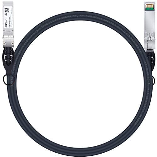 Image of H!Fiber.com 10Gb/s SFP+ DAC cable,3-meter (10ft), 10GBase-CU passive direct copper Twinax SFP+ cable, for Cisco SFP-H10GB-CU3, Ubiquiti,Netgear and Other Open Switches and NIC