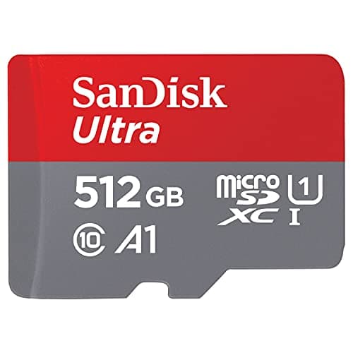 Image of SanDisk Ultra 512GB microSDXC UHS-I Class 10 U1 A1 Memory Card with SD Adapter