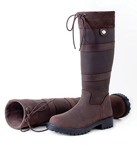 Image of Rhinegold Unisex Boot-7 (41)-brown Rhinegold Elite Brooklyn Boot 7 41 Brown, Brown, Size EU41 UK