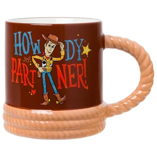 Image of Silver Buffalo Toy Story Woody Howdy Partner Ceramic 3D Sculpted Mug