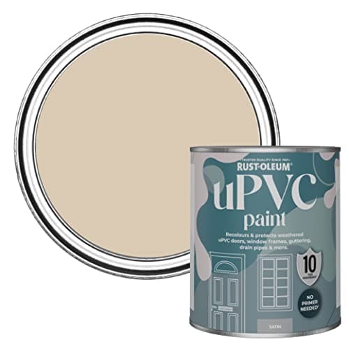 Image of Rust-Oleum Beige uPVC Door and Window Paint In Satin Finish - Warm Clay 750ml