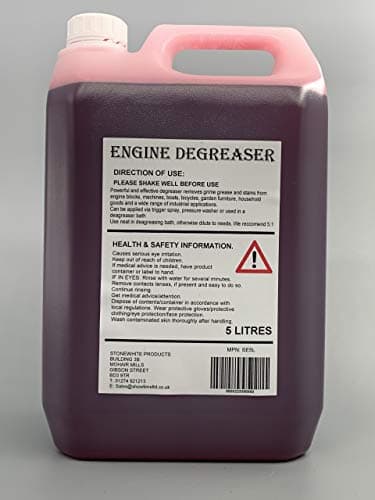 Image of Showtime Chemicals Concentrate Engine Degreaser | Parts Washer Fluid | Dilute up to 20:1 | Removes Dirt & Grime with Ease | Multiple Uses (5 Litres)