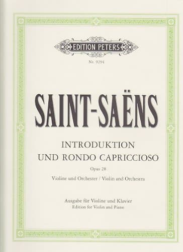 Image of Camille Saint-Saëns: Introduction And Rondo Capriccioso Op.28: Violin: