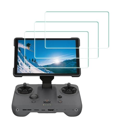 Image of ULBTER [3 Pack Screen Protector for DJI RC Pro 2 -Mavic 4 Pro Monitor Remote Controller, Tempered Glass 0.3mm 9H Hardness Accessory Anti-Scrach Anti-Bubble