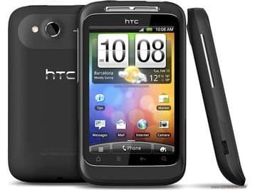 Image of HTC Wildfire S Graphite / Grey - Sim Free Unlocked android mobile phone