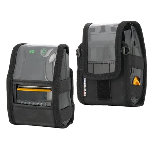 Image of Mobilis Universal Soft Case for Mobile Printer with Shoulder Strap, Carrying and Storing Case Pouch, Device Maximum Dimensions 8 x 15 x 5 cm