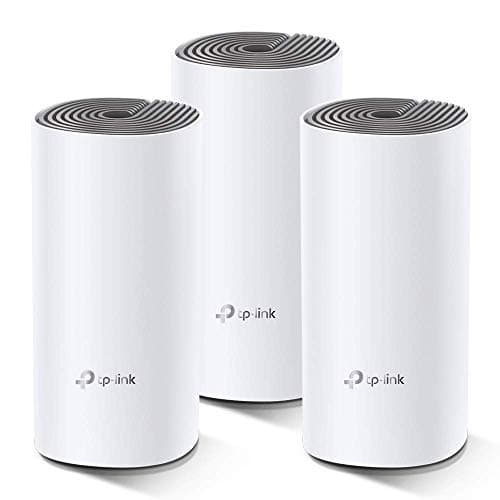Image of TP-Link Deco E4 Whole Home Mesh Wi-Fi System, Seamless and Speedy (AC1200) for Large Home, Work with Amazon Echo/Alexa, Router and WiFi Booster Replacement, Parent Control, Pack of 3 (Renewed)