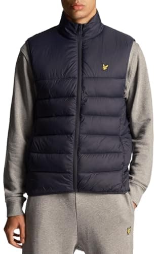 Image of Lyle & Scott Light Jackets Wadded Gilet Z271 Dark Navy, XL