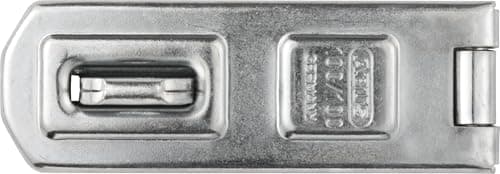 Image of ABUS Hasp and Staple 100/100 - Device for Padlocks - for Smashing Doors - ABUS Security Level 4 - Silver