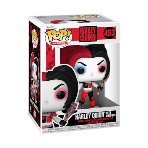 Image of Funko Pop! Heroes: DC - Harley Quinn With Weapons - Collectable Vinyl Figure - Gift Idea - Official Merchandise - Toys for Kids & Adults - Comic Books Fans - Model Figure for Collectors and Display