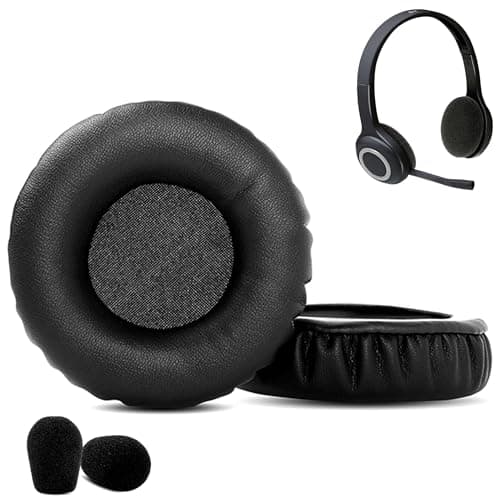 Image of DowiTech Professional Earpads Cushion Replacement Compatible with Logitech H600 H 600 Wireless Headset Ear pads with Skin-Friendly Leather and Memory Foam