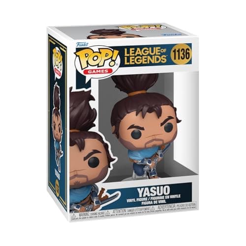 Image of Funko Pop! Games: League of Legends - Yasuo - Collectable Vinyl Figure - Gift Idea - Official Merchandise - Toys for Kids & Adults - Video Games Fans - Model Figure for Collectors and Display