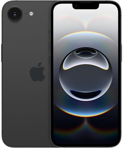 Image of Apple iPhone 16e, 128 GB, Black (Refurbished)