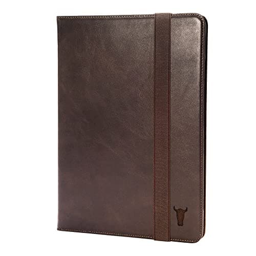 Image of TORRO Case Compatible with iPad Pro 11” 4th / 3rd / 2nd / 1st Gen - Genuine Leather iPad Pro 11 2022 Case with Stand Function, Apple Pencil Connectivity and Wake Sleep Function (Dark Brown)