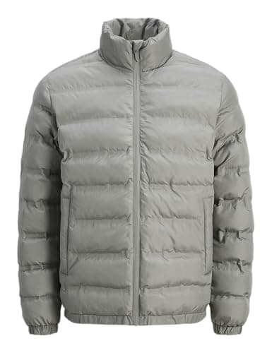 Image of JACK & JONES Men's Jcofusion Heat Quilted Puffer Jacket Sn, City Skyline, x_s, City Skyline, x_s