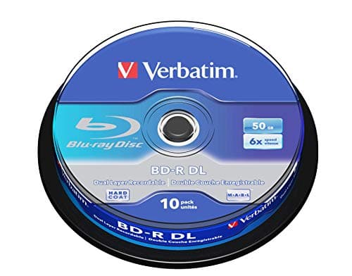 Image of Verbatim BD-R Single Layer - 6x Burning Speed, Printable Surface Scratch Guard Plus, 10-Pack Spindle