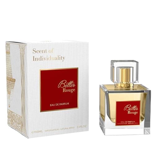 Image of MILESTONE Better Rouge Eau De Parfum 100ML – Unisex Perfume | Luxurious Amber Floral Fragrance | Long-Lasting Oriental Scent with Jasmine, Saffron & Cedar | Premium Unisex Eau De Parfum