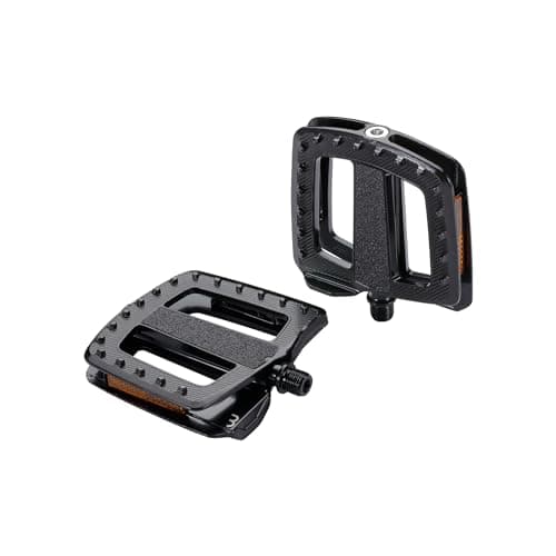 Image of BBB Cycling ErgoBase HP Aluminium Bike Pedals | Large Platform Ergonomic Bicycle Pedals | Suitable for Urban, Cargo and E-bikes | BPD-49, Black