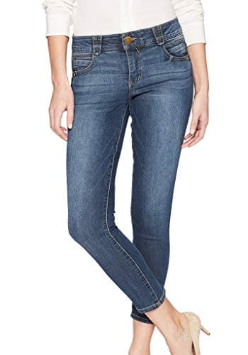 Image of Democracy Women's AB Solution Crop Jeans, Authentic Blue, 16 27