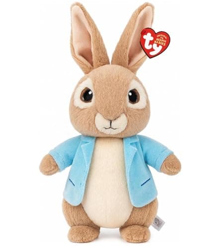 Image of TY Peter Rabbit Beanie 25cm Soft Plush Toy Teddy – Collectible Stuffed Cuddly Plushies for Kids – Cute Soft Toys Gift