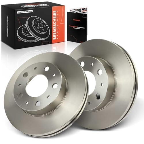 Image of Frankberg Brake Disc Set incl. 2x Discs Front Vented Ø300mm Compatible with Boxer Bus Jumper Bus Ducato Platform/Chassis Replace# 51957509, 51957510
