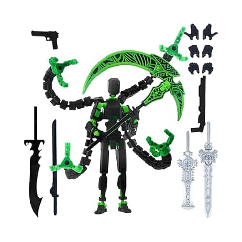 Image of 3d Printed Action Figure Pre-assembled, Multi-Jointed Movable Joint Robot Toys, Collectible Model Desktop Display Decorations For Office, Home, Photography Prop, Game Lovers Collectors Gift