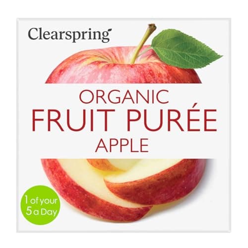 Image of Clearspring Organic Fruit Purée - Apple 100g Pots X 2