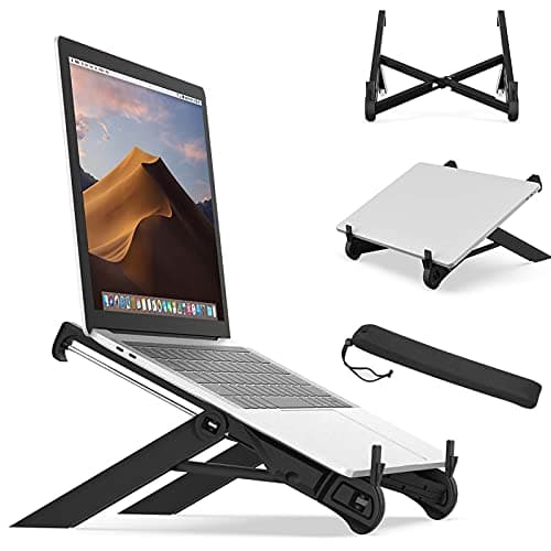 Image of NEXSTAND K7 Laptop Stand, Foldable Portable Desktop Laptop Holder with Ventilated Cooling, Ergonomic Laptop Riser for Desk for MacBook and Laptops 10-17"