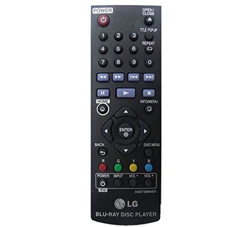 Image of Remote Control for LG BP250 Blu-ray and DVD Player