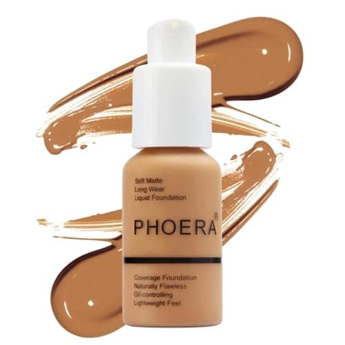Image of Noble Gifts - Foundation, Full Coverage Foundation, Soft Matte, Oil Control Foundation Makeup Flawless Smooth Long Lasting 24HR Waterproof and Blendable 30ml (106 - Warm Sun)