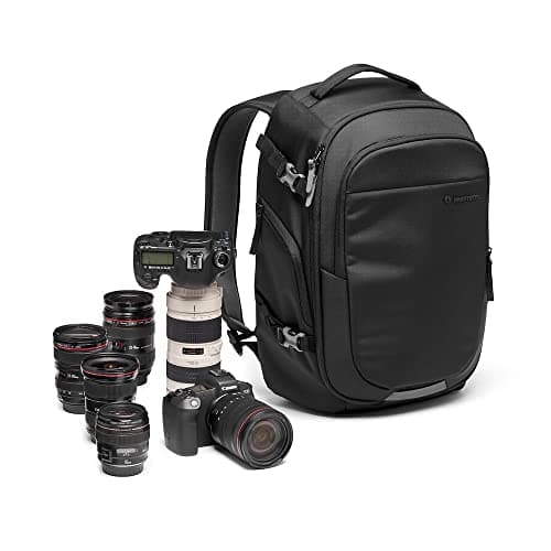 Image of Manfrotto Advanced Gear III Backpack for Camera and Laptop, Backpack for Reflex/Mirrorless Camera with Lenses, with Interchangeable Padded Dividers and Tripod Attachment, Photography Accessories