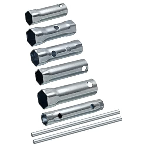 Image of sourcing map 6 Pcs Ignition Spark Plug Spanner Set Dual-Ended Wrench Socket