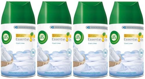 Image of 4 x Air Wick Freshmatic Max Automatic Spray Refill 250ml - Cool Linen