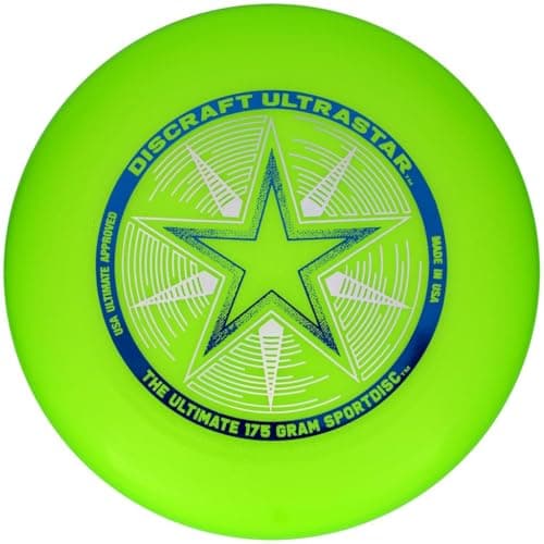 Image of Discraft Unisex Ultrastar Frisbee, Green, 175G UK