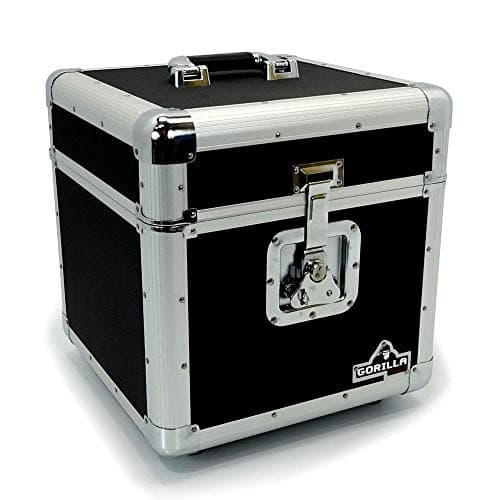 Image of Gorilla DJ LP Vinyl Record Storage Box Case Holds 100pcs 12" Records