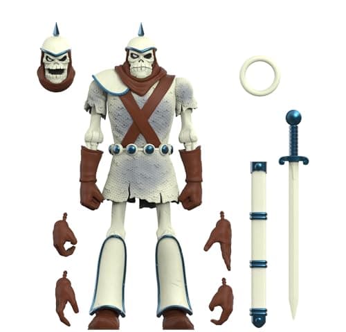 Image of Super7 Dungeons and Dragons ULTIMATES! - Dekkion The Skeleton Warrior (Glow) Action Figure