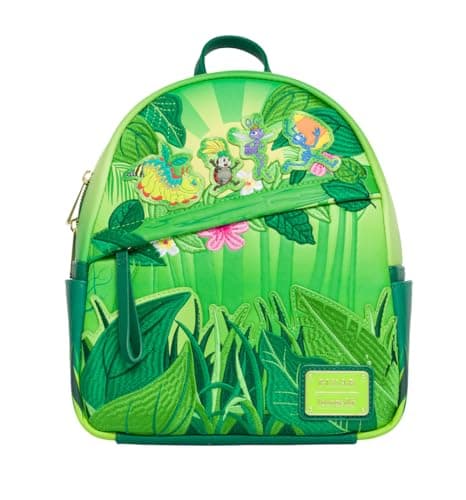 Image of Loungefly Backpacks Disney A Bugs Life Walking Scene Mini Backpack Green