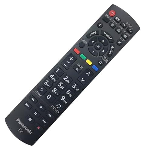 Image of Panasonic Universal Remote Control for 2017, 2018 Smart LED TVs, Compatible with N2QAYA000097 & more, Netflix, MY APP Buttons, No Setup Required