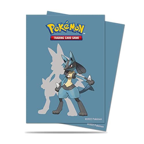 Image of Ultra Pro - Standard Deck Protector Sleeves - Pokemon Lucario 65pk
