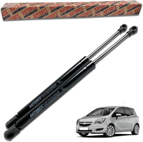 Image of 2 Pcs Rear Tailgate Boot Gas Struts For Vauxhall Meriva Mk2 (S10) 705 (N) 482 MM 13268741, 13338367 - AUTORCE