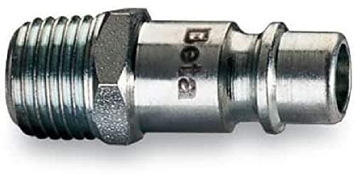 Image of Beta 19160005 Model 1916 G1/4 Quick Coupling, European Profile, Zinc-Plated Carbonitrided Steel, Tapered Male Thread, 1/4bspt